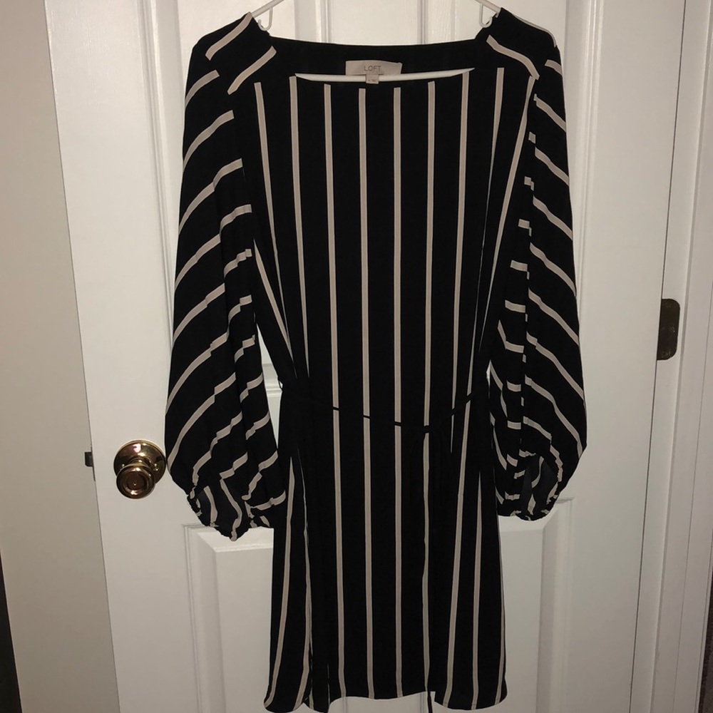 Loft striped dress